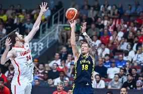 BASKET - Basket Internazionali - Turkiye v Sweden - FIBA EuroBasket 2025 - Round of 16