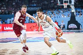 BASKET - Basket Internazionali - Lithuania v Latvia - FIBA EuroBasket 2025 - Round of 16