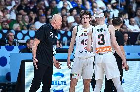 BASKET - Basket Internazionali - Lithuania v Latvia - FIBA EuroBasket 2025 - Round of 16
