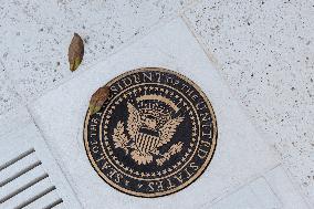 President Trump and First Lady Melnaia Trump Depart White House for New York