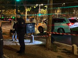 Man Injured At Knife Attack Scene - Paris
