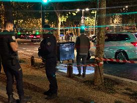 Man Injured At Knife Attack Scene - Paris