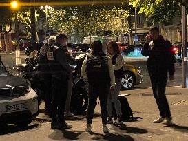Man Injured At Knife Attack Scene - Paris
