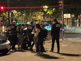Man Injured At Knife Attack Scene - Paris