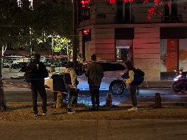 Man Injured At Knife Attack Scene - Paris