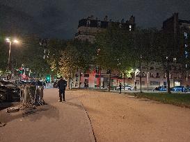 Man Injured At Knife Attack Scene - Paris