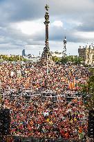 ANC Demonstration For Independence In Barcelona - Spain