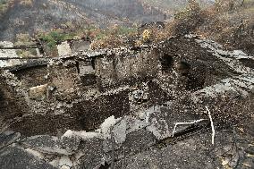 Larouco Fire Affects Quiroga And A Rua - Spain