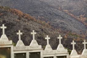 Larouco Fire Affects Quiroga And A Rua - Spain