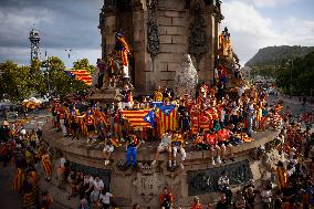 ANC Demonstration For Independence In Barcelona - Spain