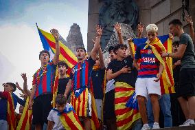 ANC Demonstration For Independence In Barcelona - Spain