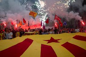 ANC Demonstration For Independence In Barcelona - Spain