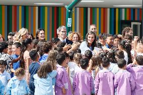 Queen Letizia Attends Professional School Year Opening 2024/2025 - Rincon de Soto