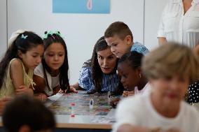 Queen Letizia Attends Professional School Year Opening 2024/2025 - Rincon de Soto