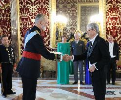 King Felipe VI Receives Letters of Credence - Spain