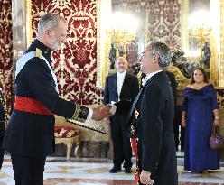 King Felipe VI Receives Letters of Credence - Spain