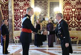 King Felipe VI Receives Letters of Credence - Spain