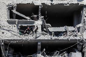 Aftermath Of Israeli Strike On Shati Refugee Camp - Gaza
