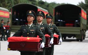 Remains Of 30 Chinese Korean War Martyrs Returned To Homeland From ROK - China