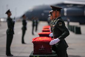 Remains Of 30 Chinese Korean War Martyrs Returned To Homeland From ROK - China