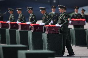 Remains Of 30 Chinese Korean War Martyrs Returned To Homeland From ROK - China