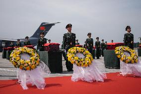 Remains Of 30 Chinese Korean War Martyrs Returned To Homeland From ROK - China