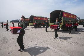 Remains Of 30 Chinese Korean War Martyrs Returned To Homeland From ROK - China