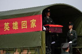 Remains Of 30 Chinese Korean War Martyrs Returned To Homeland From ROK - China