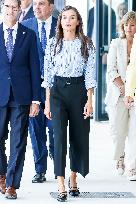 Queen Letizia Attends Professional School Year Opening - Rincon De Soto