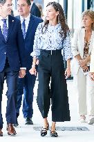 Queen Letizia Attends Professional School Year Opening - Rincon De Soto
