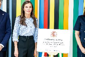 Queen Letizia Attends Professional School Year Opening - Rincon De Soto