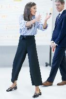 Queen Letizia Attends Professional School Year Opening - Rincon De Soto
