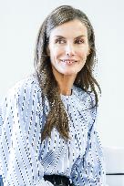 Queen Letizia Attends Professional School Year Opening - Rincon De Soto