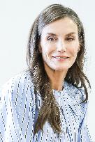 Queen Letizia Attends Professional School Year Opening - Rincon De Soto