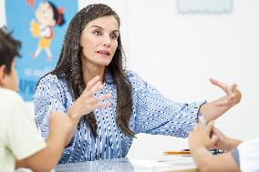 Queen Letizia Attends Professional School Year Opening - Rincon De Soto