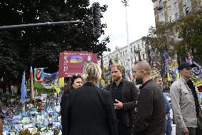 Prince Harry, the Duke of Sussex, made a surprise visit to the Ukraine