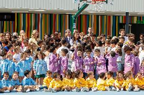 Queen Letizia Attends Professional School Year Opening - Rincon De Soto