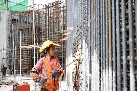 Xiong'an-Xinzhou High-speed Railway Construction - China