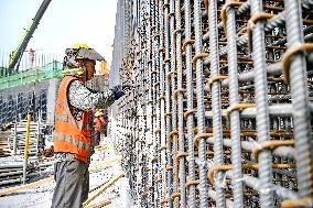 Xiong'an-Xinzhou High-speed Railway Construction - China