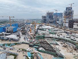 Xiong'an-Xinzhou High-speed Railway Construction - China