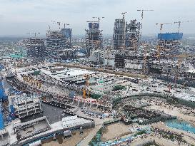 Xiong'an-Xinzhou High-speed Railway Construction - China