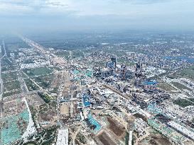 Xiong'an-Xinzhou High-speed Railway Construction - China