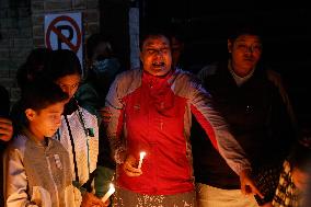 Candlelight Vigil For Protests' Victims - Nepal