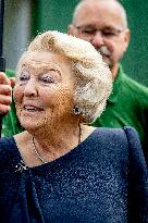 Queen Beatrix At Reopening of the South Mill - Netherlands