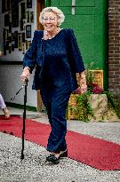 Queen Beatrix At Reopening of the South Mill - Netherlands