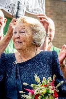 Queen Beatrix At Reopening of the South Mill - Netherlands