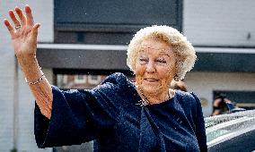 Queen Beatrix At Reopening of the South Mill - Netherlands