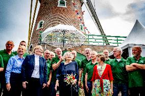 Queen Beatrix At Reopening of the South Mill - Netherlands