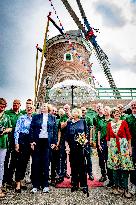 Queen Beatrix At Reopening of the South Mill - Netherlands