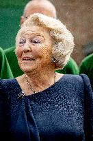 Queen Beatrix At Reopening of the South Mill - Netherlands